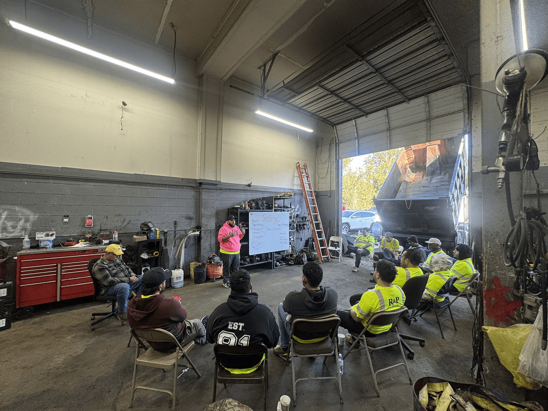 R&P Contractors safety-first hauling operations